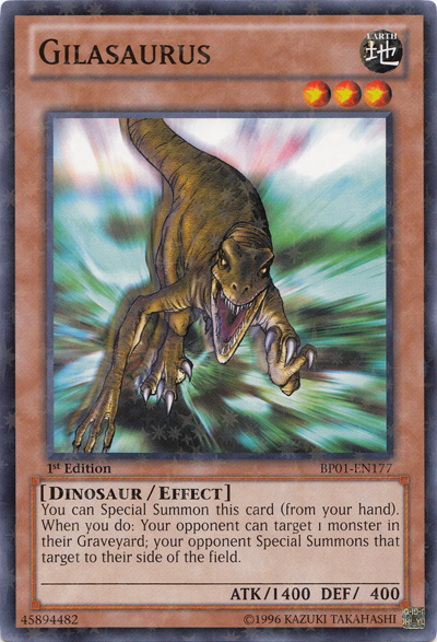 Gilasaurus [BP01-EN177] Starfoil Rare | Jomio and Rueliete's Cards and Comics