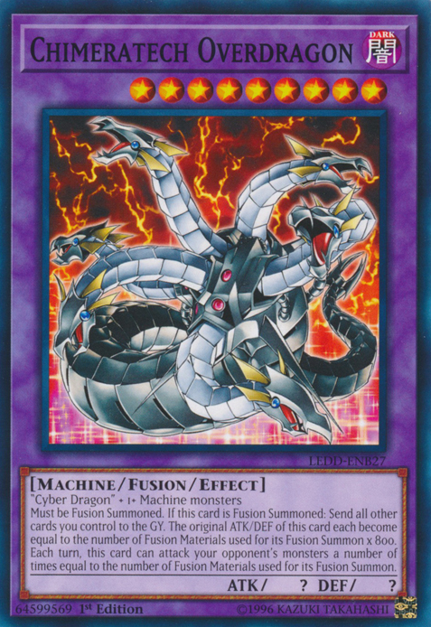 Chimeratech Overdragon [LEDD-ENB27] Common | Jomio and Rueliete's Cards and Comics