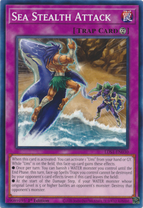 Sea Stealth Attack [LDS1-EN030] Common | Jomio and Rueliete's Cards and Comics