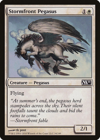 Stormfront Pegasus [Magic 2011] | Jomio and Rueliete's Cards and Comics
