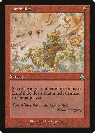 Landslide [Urza's Destiny] | Jomio and Rueliete's Cards and Comics