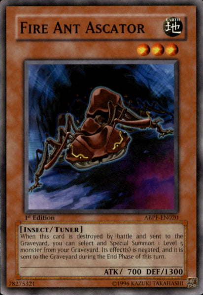 Fire Ant Ascator [ABPF-EN020] Common | Jomio and Rueliete's Cards and Comics