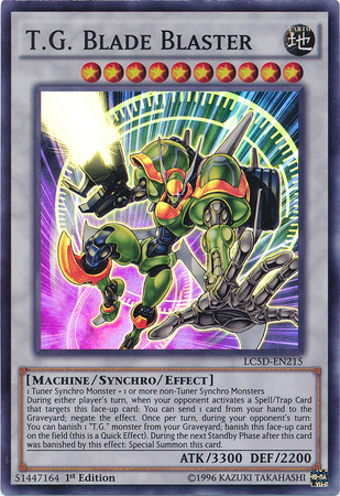 T.G. Blade Blaster [LC5D-EN215] Super Rare | Jomio and Rueliete's Cards and Comics