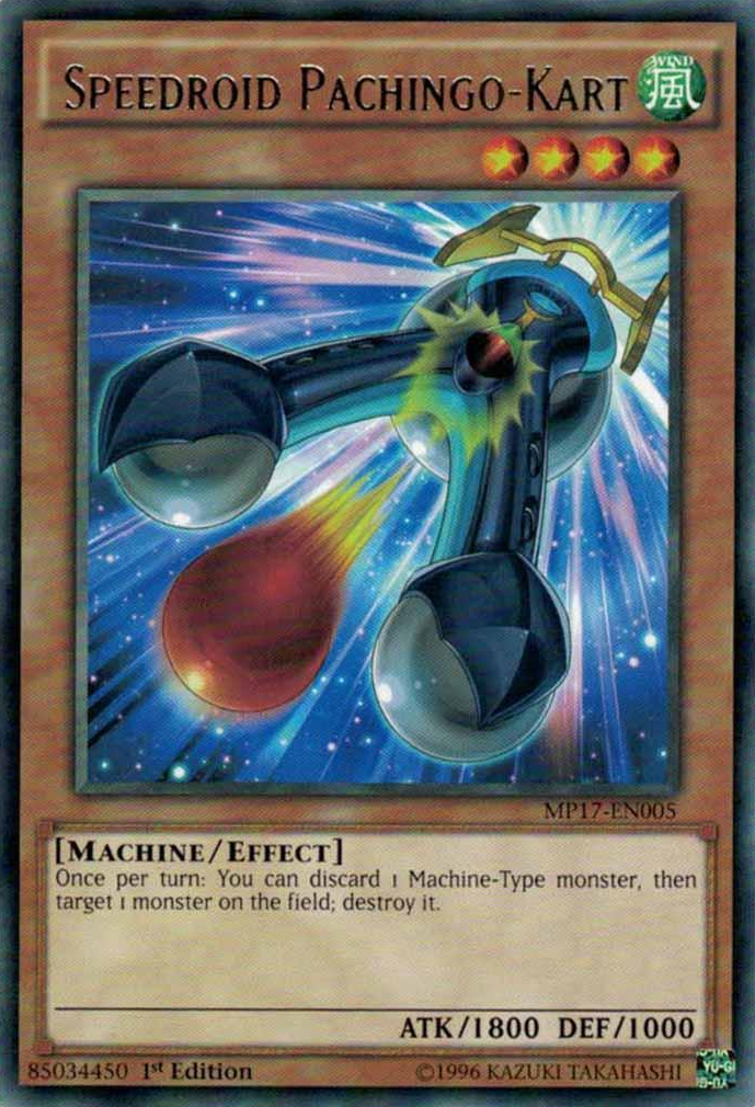 Speedroid Pachingo-Kart [MP17-EN005] Rare | Jomio and Rueliete's Cards and Comics