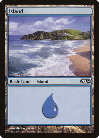 Island (236) [Magic 2012] | Jomio and Rueliete's Cards and Comics