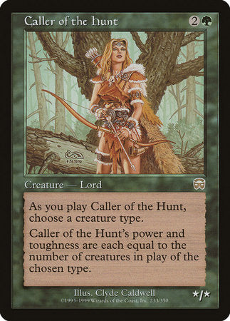 Caller of the Hunt [Mercadian Masques] | Jomio and Rueliete's Cards and Comics