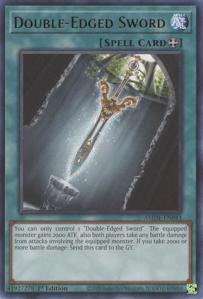 Double-Edged Sword [AMDE-EN043] Rare | Jomio and Rueliete's Cards and Comics