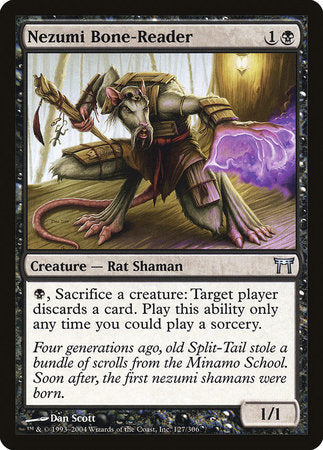 Nezumi Bone-Reader [Champions of Kamigawa] | Jomio and Rueliete's Cards and Comics
