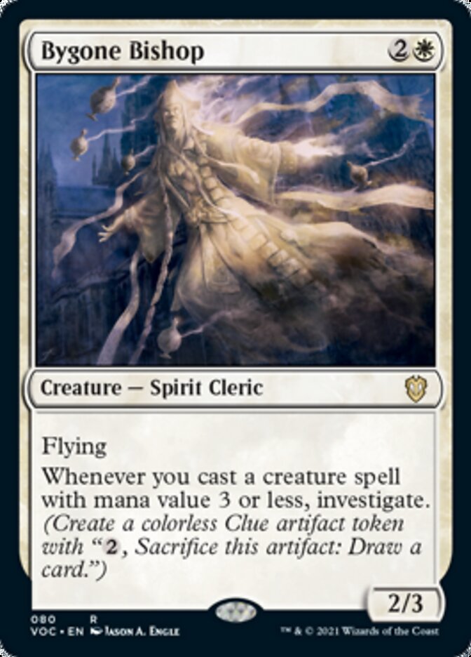 Bygone Bishop [Innistrad: Crimson Vow Commander] | Jomio and Rueliete's Cards and Comics