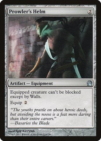Prowler's Helm [Theros] | Jomio and Rueliete's Cards and Comics