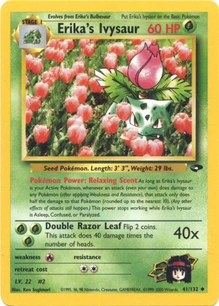 Erika's Ivysaur (41/132) [Gym Challenge Unlimited] | Jomio and Rueliete's Cards and Comics