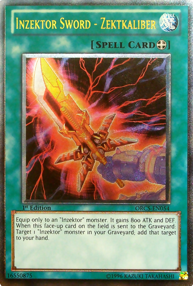 Inzektor Sword - Zektkaliber (UTR) [ORCS-EN054] Ultimate Rare | Jomio and Rueliete's Cards and Comics