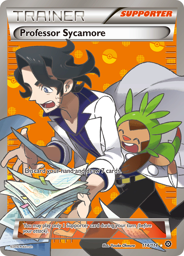 Professor Sycamore (114/114) [XY: Steam Siege] | Jomio and Rueliete's Cards and Comics