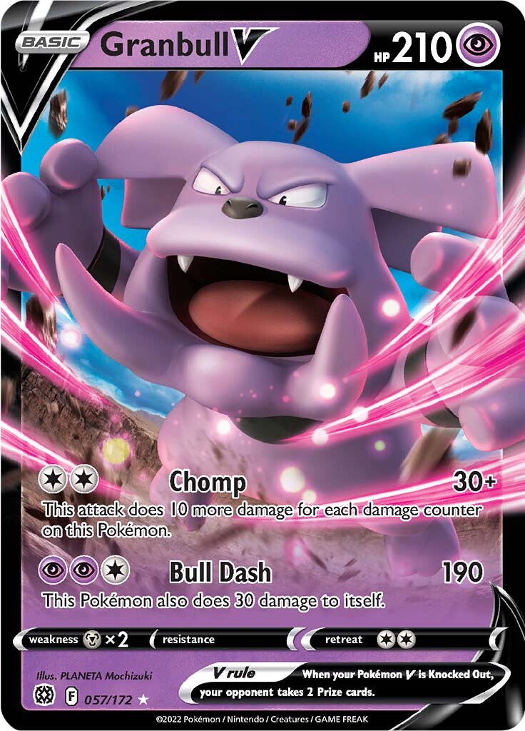 Granbull V (057/172) [Sword & Shield: Brilliant Stars] | Jomio and Rueliete's Cards and Comics