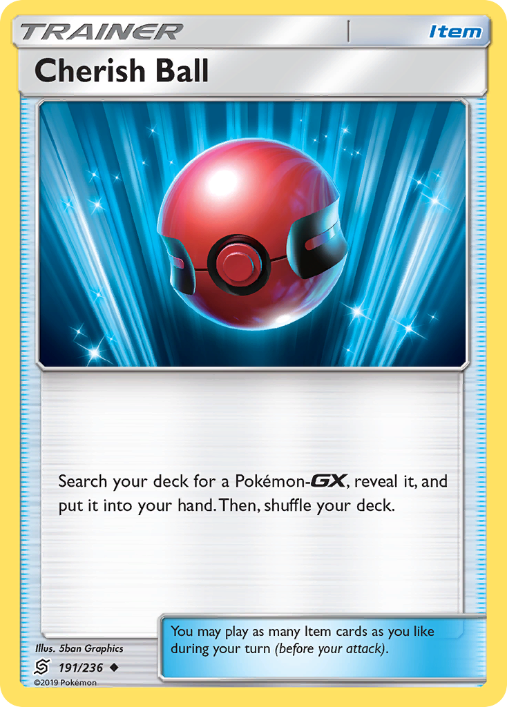 Cherish Ball (191/236) [Sun & Moon: Unified Minds] | Jomio and Rueliete's Cards and Comics