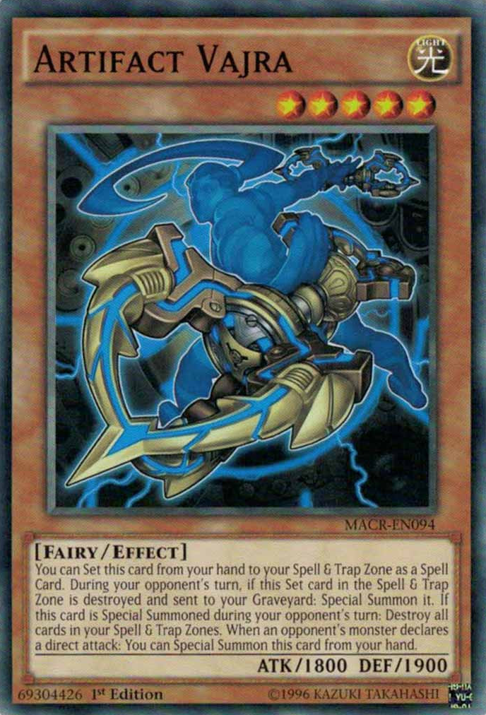 Artifact Vajra [MACR-EN094] Common | Jomio and Rueliete's Cards and Comics