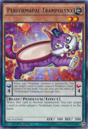 Performapal Trampolynx [NECH-EN002] Rare | Jomio and Rueliete's Cards and Comics