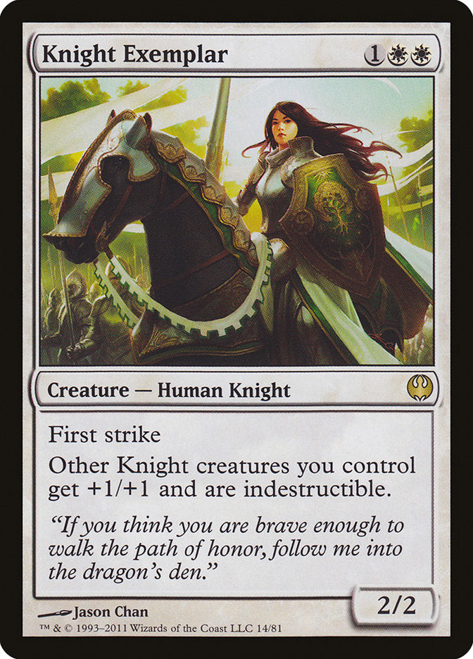 Knight Exemplar [Duel Decks: Knights vs. Dragons] | Jomio and Rueliete's Cards and Comics