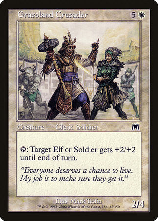 Grassland Crusader [Onslaught] | Jomio and Rueliete's Cards and Comics