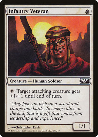 Infantry Veteran [Magic 2011] | Jomio and Rueliete's Cards and Comics