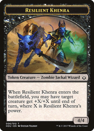 Resilient Khenra Token [Hour of Devastation Tokens] | Jomio and Rueliete's Cards and Comics