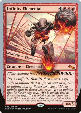 Infinity Elemental [Unstable] | Jomio and Rueliete's Cards and Comics