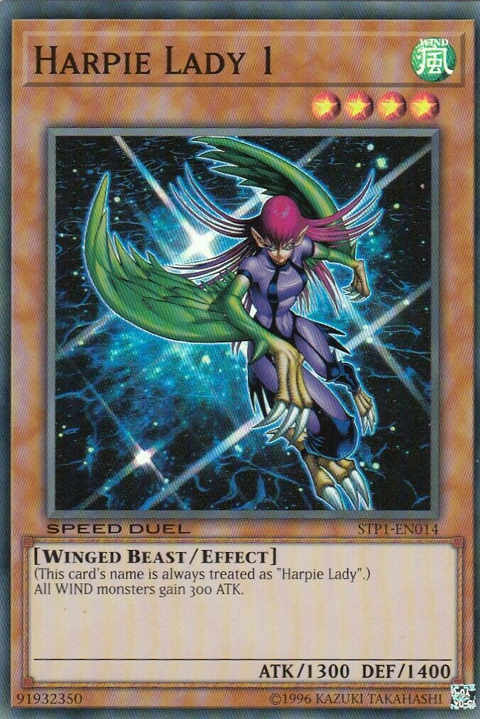 Harpie Lady 1 [STP1-EN014] Super Rare | Jomio and Rueliete's Cards and Comics