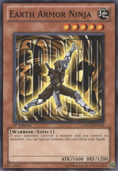 Earth Armor Ninja [ORCS-EN016] Common | Jomio and Rueliete's Cards and Comics