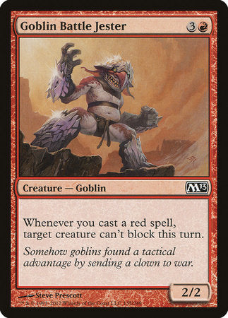 Goblin Battle Jester [Magic 2013] | Jomio and Rueliete's Cards and Comics