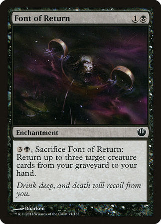 Font of Return [Journey into Nyx] | Jomio and Rueliete's Cards and Comics