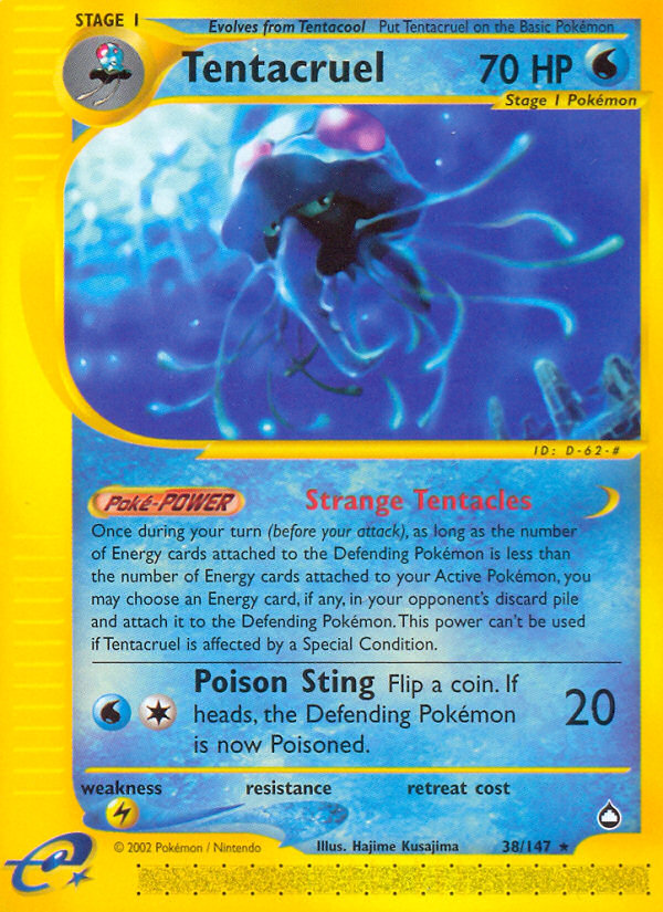 Tentacruel (38/147) [Aquapolis] | Jomio and Rueliete's Cards and Comics