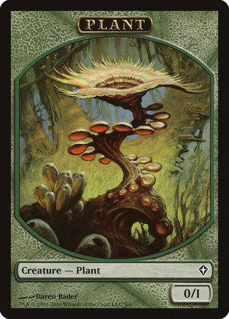 Plant Token [Worldwake Tokens] | Jomio and Rueliete's Cards and Comics