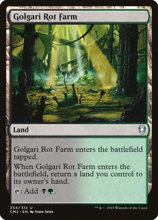 Golgari Rot Farm [Commander Anthology Volume II] | Jomio and Rueliete's Cards and Comics