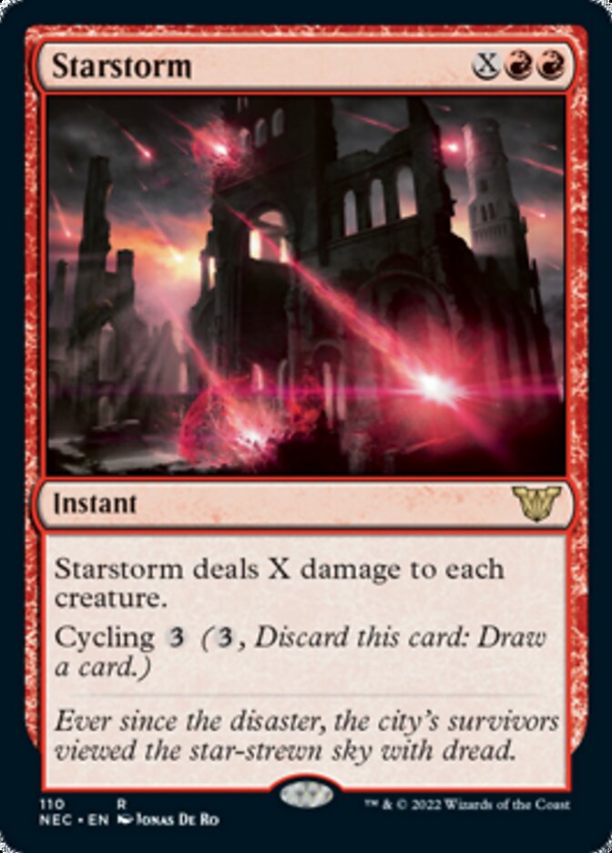 Starstorm [Kamigawa: Neon Dynasty Commander] | Jomio and Rueliete's Cards and Comics