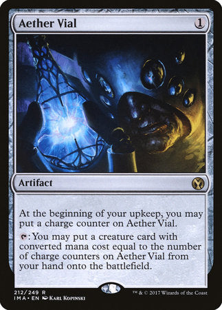 Aether Vial [Iconic Masters] | Jomio and Rueliete's Cards and Comics