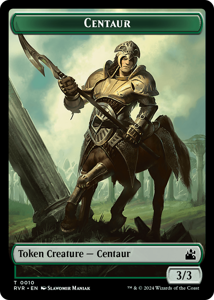 Centaur Token [Ravnica Remastered Tokens] | Jomio and Rueliete's Cards and Comics