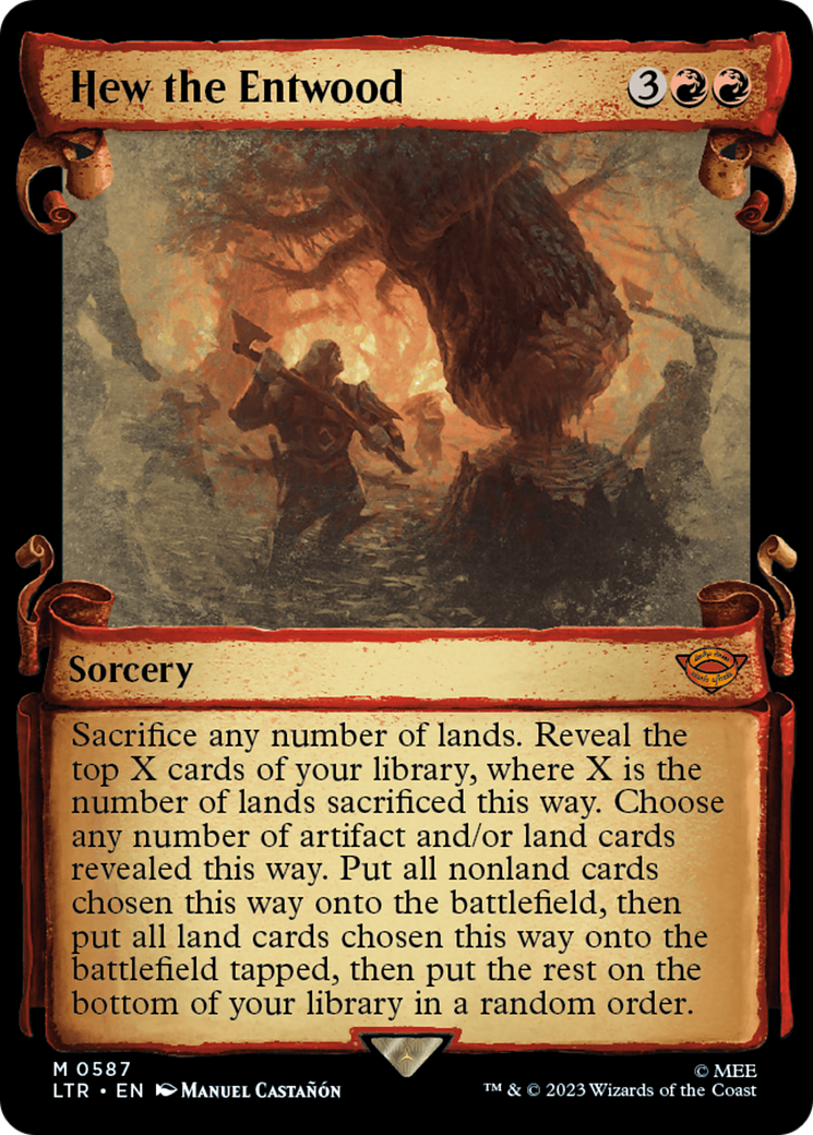 Hew the Entwood [The Lord of the Rings: Tales of Middle-Earth Showcase Scrolls] | Jomio and Rueliete's Cards and Comics