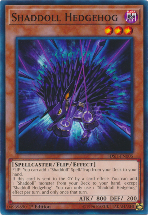 Shaddoll Hedgehog [SDSH-EN005] Common | Jomio and Rueliete's Cards and Comics