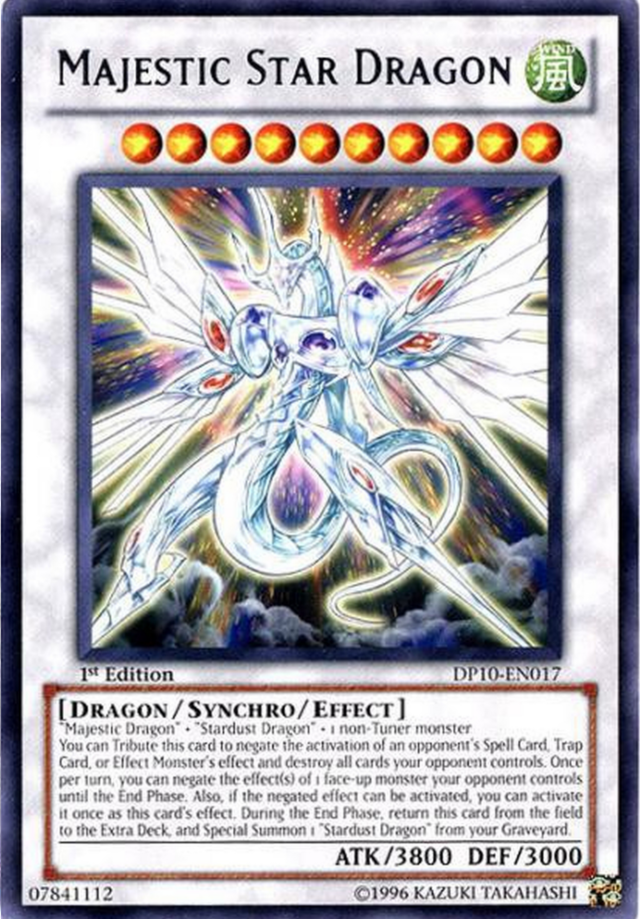 Majestic Star Dragon [DP10-EN017] Rare | Jomio and Rueliete's Cards and Comics