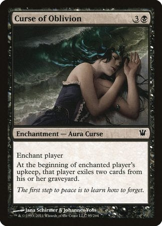 Curse of Oblivion [Innistrad] | Jomio and Rueliete's Cards and Comics