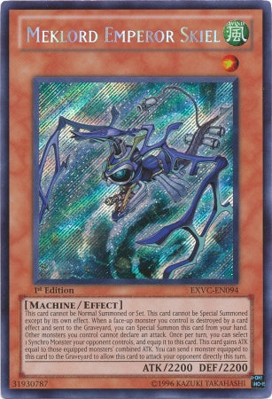 Meklord Emperor Skiel [EXVC-EN094] Secret Rare | Jomio and Rueliete's Cards and Comics