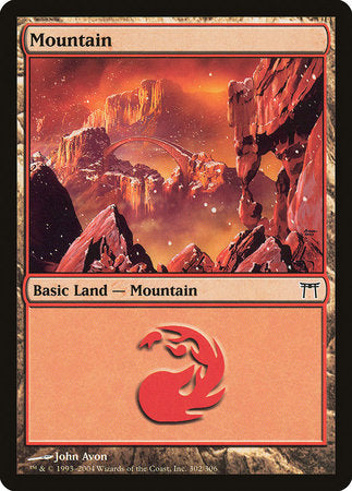 Mountain (302) [Champions of Kamigawa] | Jomio and Rueliete's Cards and Comics