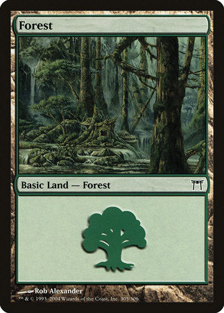 Forest (305) [Champions of Kamigawa] | Jomio and Rueliete's Cards and Comics