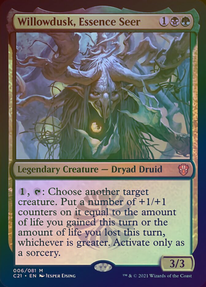 Willowdusk, Essence Seer (Display Commander) [Commander 2021] | Jomio and Rueliete's Cards and Comics