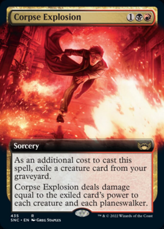 Corpse Explosion (Extended Art) [Streets of New Capenna] | Jomio and Rueliete's Cards and Comics