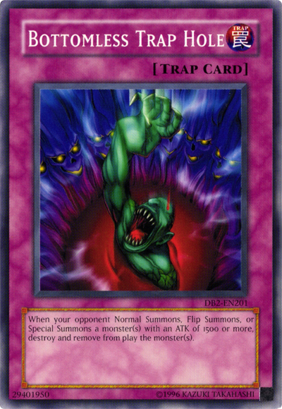 Bottomless Trap Hole [DB2-EN201] Common | Jomio and Rueliete's Cards and Comics