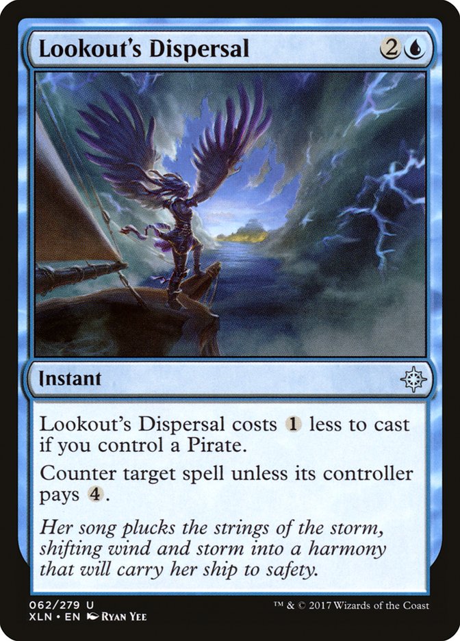 Lookout's Dispersal [Ixalan] | Jomio and Rueliete's Cards and Comics