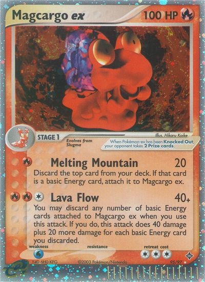 Magcargo ex (95/97) [EX: Dragon] | Jomio and Rueliete's Cards and Comics