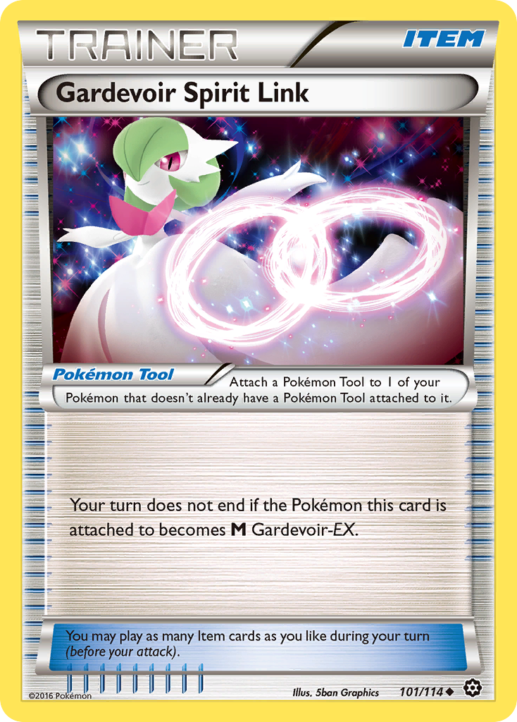 Gardevoir Spirit Link (101/114) [XY: Steam Siege] | Jomio and Rueliete's Cards and Comics