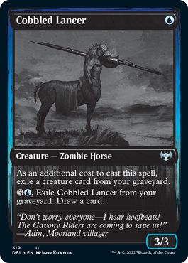 Cobbled Lancer [Innistrad: Double Feature] | Jomio and Rueliete's Cards and Comics